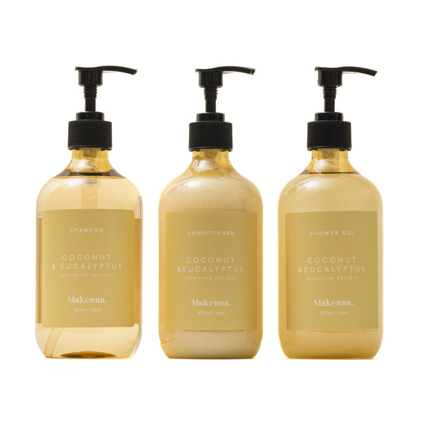 Shampoo, Conditioner & Shower Gel Set