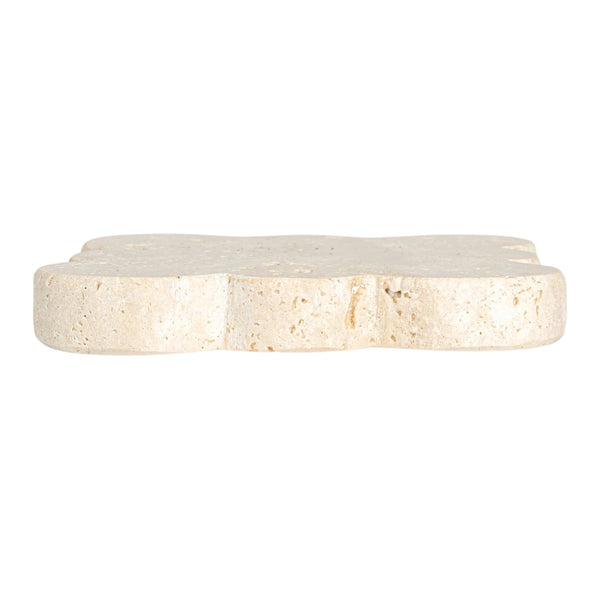 Travertine Coasters w/ Scalloped Edge